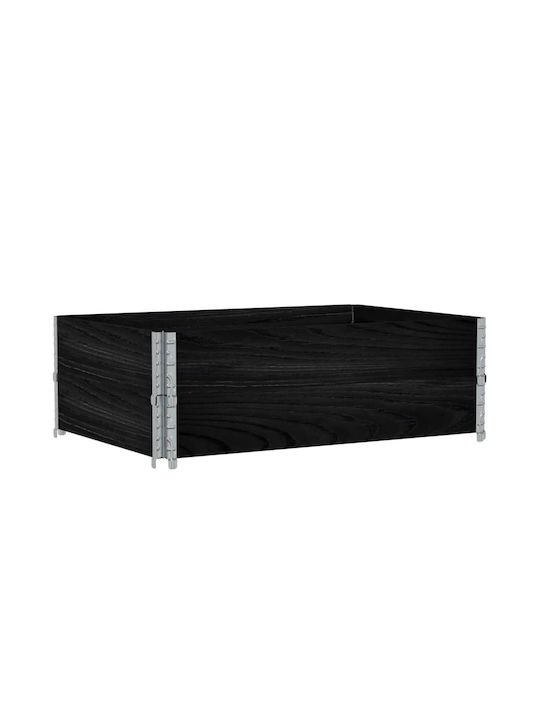 vidaXL Кутия за саксии Дърво Dark 120x80x41см.