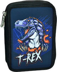 Bmu Double Square Pencil Case T-rex