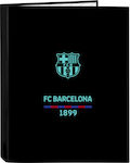 Binder cu inel F.C. Barcelona negru A4 26.5 X 33 X 4 cm