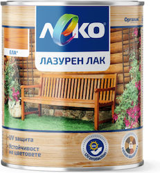 Vopsea lemn Leko culoare teak, 650 ml, protecți...
