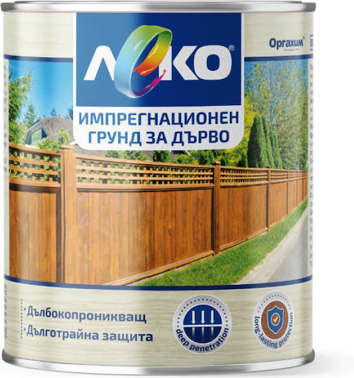Wood Primer Leko 750 Ml Impregnating Impregnation Protection Wooden Surfaces High Moisture Resistance