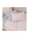 Borea Stardust Set Baby Bettlaken Für Wiege Baumwolle Himmelblau Hellblau 70x120cm 2Stück