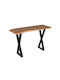Mingle Конзолна маса Walnut Black Д120xШ40xВ76cm