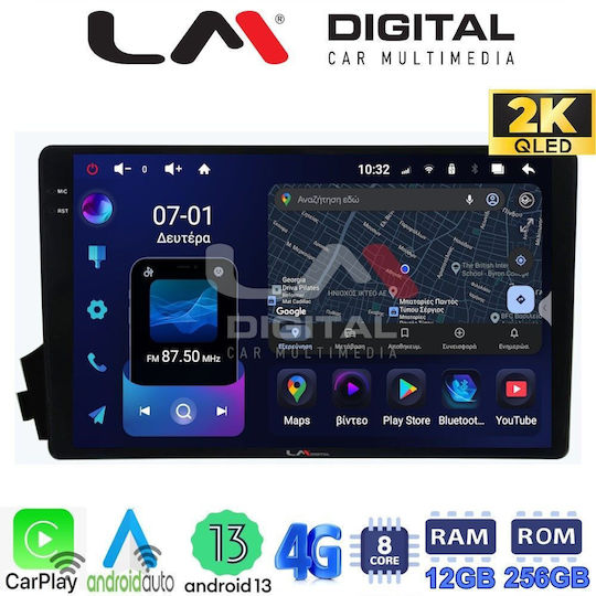LM Digital Auto-Audiosystem für Ssangyong Actyon / Kyron 2006>2015 (Bluetooth/USB/WiFi/GPS/Apple-Carplay/Android-Auto)