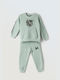 Evita Kinder Sweatpants Set - Jogginganzug Light Green 2Stück