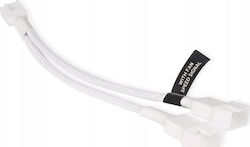 Alphacool Fan Cable Y-splitter 4-pin To 2x 4-pin Pwm 15cm White Alphacool Fan Cable Y-splitter 4-pin To 2x 4-pin Pwm 15cm White