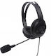 Tellur PCH2 Auf dem Ohr Multimedia-Headsets mit Mikrofon und Verbindung USB-A in Schwarz Farbe