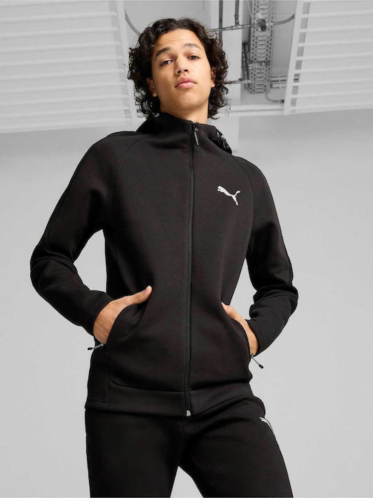 PUMA Evostripe Яке с Качулка Черно