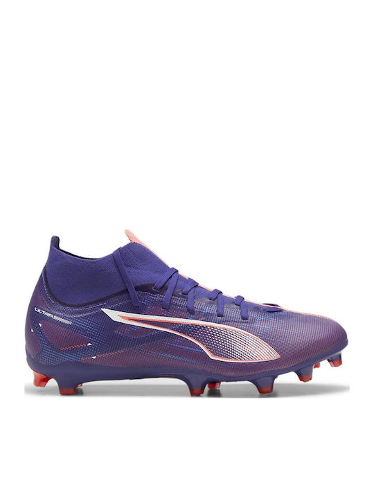 PUMA Ultra 5 Match Fußballschuhe mit Stollen Lila