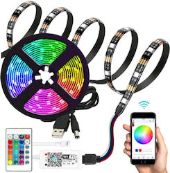 LED-Streifen Wi-Fi Fernseher 5V mit RGB Licht 2.5m LED-Streifen Wi-Fi Fernseher 5V mit RGB Licht 2.5m