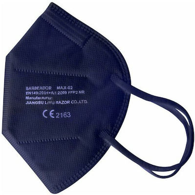 Max Barbeador Max-02 Filtering Half Mask FFP2 Protective Mask FFP2 Navy Ω13062 20pcs