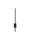 Inlight Modern Leuchte Wand mit Integrierter LED und Einstellbares Weißes Licht Schwarz 60cm