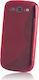 HTC Desire Umschlag Rückseite Rot (HTC Desire 310)
