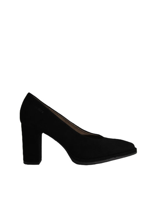 Wonders Suede Pantofi cu toc Negre