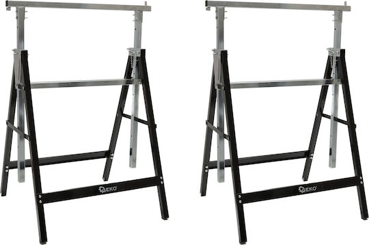 Set 2 suporturi reglabile pentru atelier Geko G10873