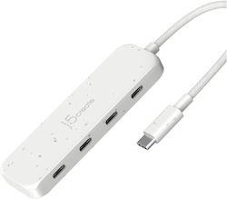 J5create USB Hub 4 Ports USB-C JCH345EW-N J5create USB Hub 4 Ports USB-C JCH345EW-N