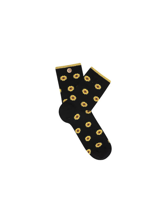 Cabaia Women's Patterned Socks Black