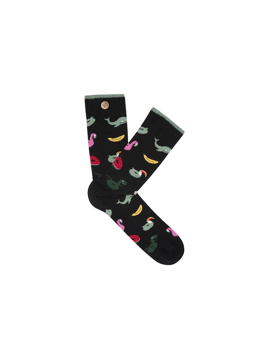 Cabaia Men's Patterned Socks Black