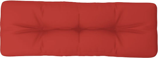 vidaXL Sitzbank-Kissen Palette Rot 40x120cm vidaXL Sitzbank-Kissen Palette Rot 40x120cm