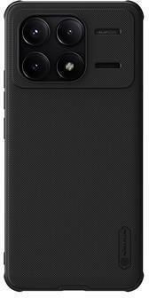 Nillkin Super Frosted Shield Pro Magnetic Back Cover Σιλικόνης Μαύρο (Poco F6 Pro)