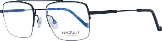 Hackett Männlich Metallisch Brillenrahmen Schwarz HEB275-029
