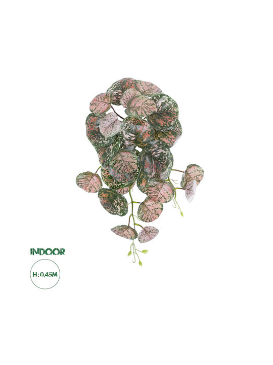 GloboStar Κρεμαστό Τεχνητό Φυτό Ροζ 45cm σε Κουτί 50τμχ