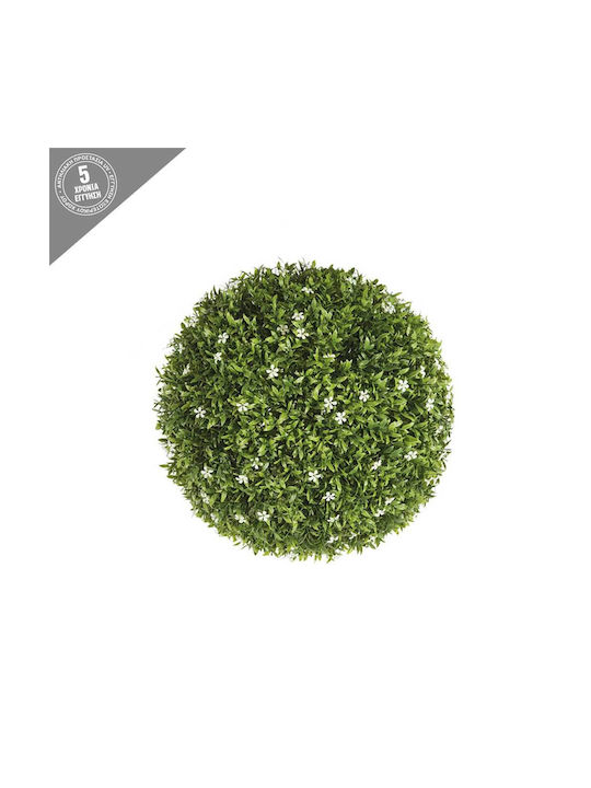 Artificial Bush Buxus (Common box) White 28cm M...