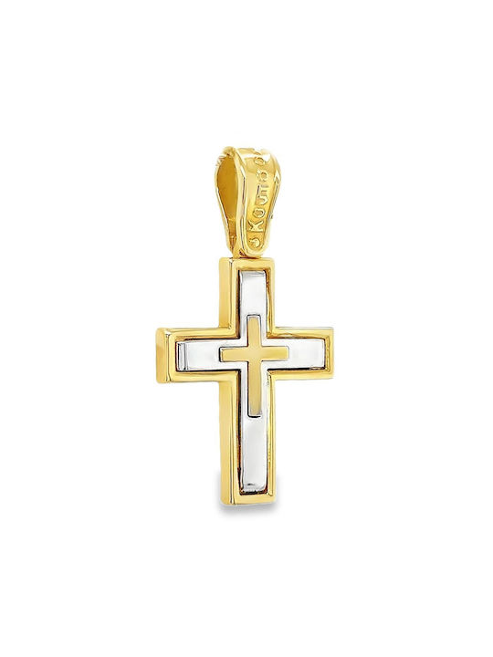 Xryseio Damen Gold Kreuz 14K