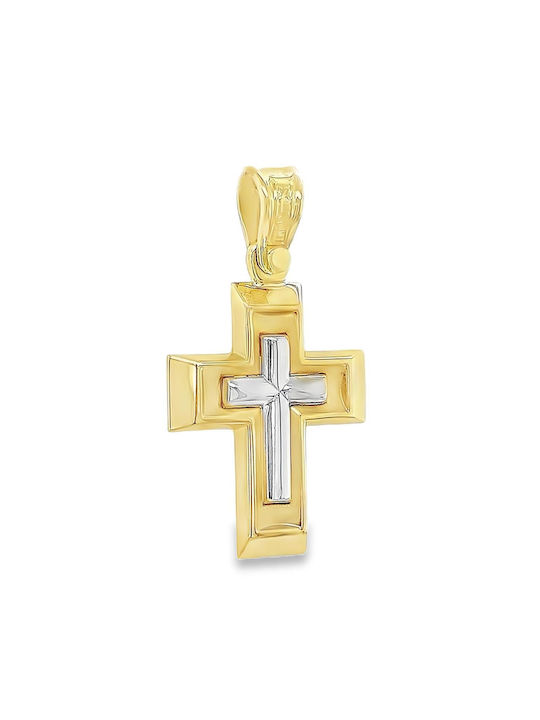 Xryseio Women's Gold Cross 14K