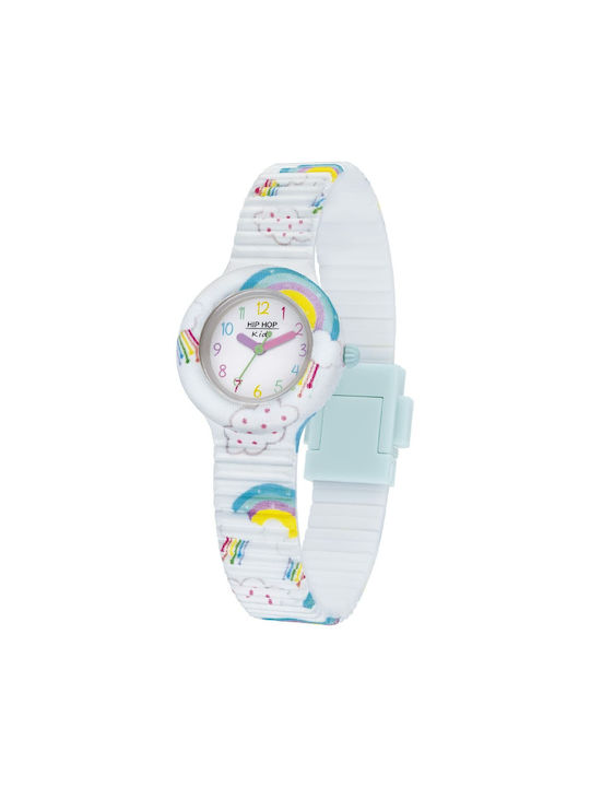 HipHop Kids Watch with Rubber/Plastic Strap