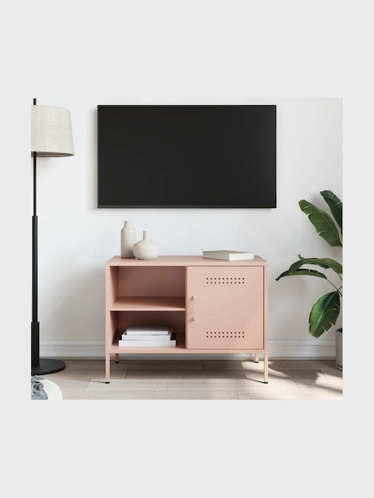 TV-Ständer Metall Rosa M68xT39xH50.5cm