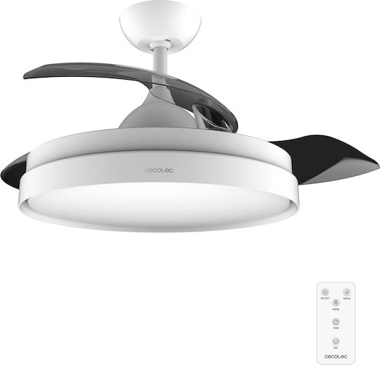 Cecotec EnergySilence Aero 4280 Невидим Таванен Вентилатор 106см с Осветление Черен