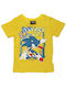 Sega Kinder-T-Shirt Gelb Sonic