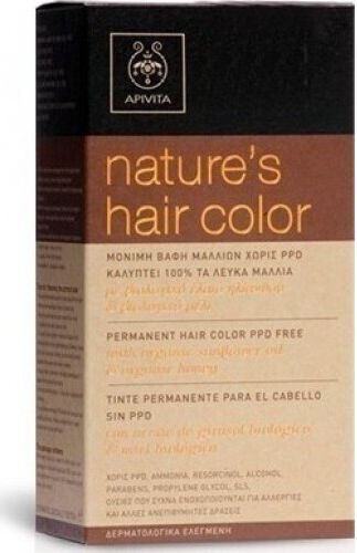 Apivita Nature's Hair Color Βαφή Μαλλιών Χωρίς Αμμωνία 3.0 Καστανό Σκούρο 50ml