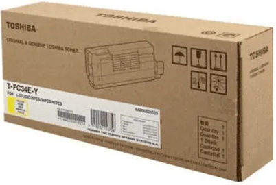 Toshiba T-FC34EY Γνήσιο Toner Laser Εκτυπωτή Κίτρινο