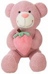 BigBuy Plush Bear Strawberry 75 cm (Various Designs) 1pc