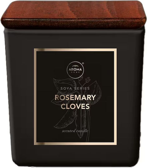 Candle Light Aromatic Soy Candle in Jar with Rosemary & Clove Scent 610g