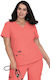 KOI USA Women's Orange Medical Blouse