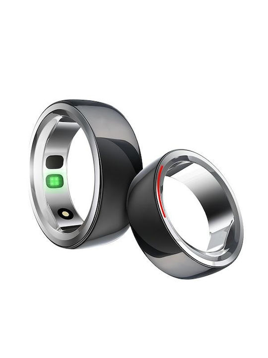 HiFuture FUTURERING Smart Ring 65mm Impermeabil cu Pulsometru Negru