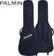 Palmin Waterproof Padded Acoustic Guitar Suitcase Black