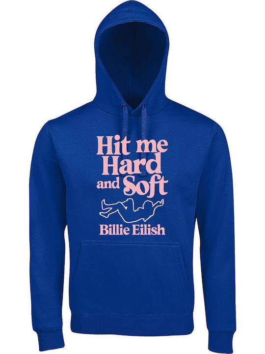 Hoodie Unisex Organic " Hit Me Hard Soft Billie...