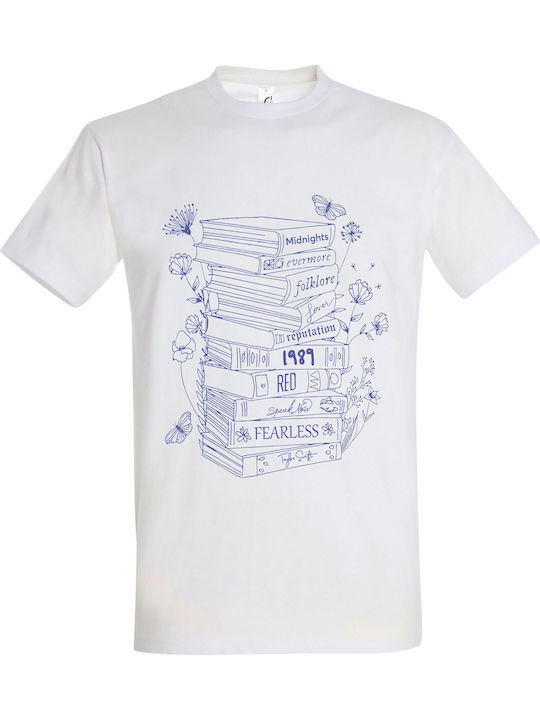 Tricou Unisex "Albumele lui Taylor Swift ca Căr...