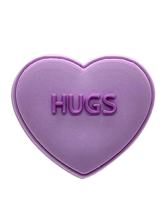 Charm Pentru Pantofi Inimă Violet