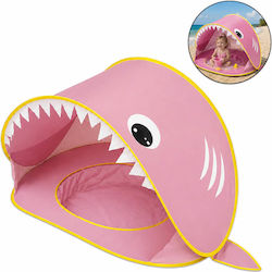 Shark Pop Up Umbrelă și Cort de Plajă pentru Copii Roz Shark Pop Up Umbrelă și Cort de Plajă pentru Copii Roz