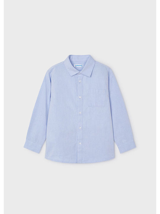 Mayoral Kids Shirt Light Blue