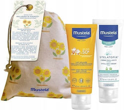 Mustela Sun Infant On-the-Go Bebeluș Set de Protecție Solară Emulsie SPF50 40ml Cremă Duo 40ml SPF50+