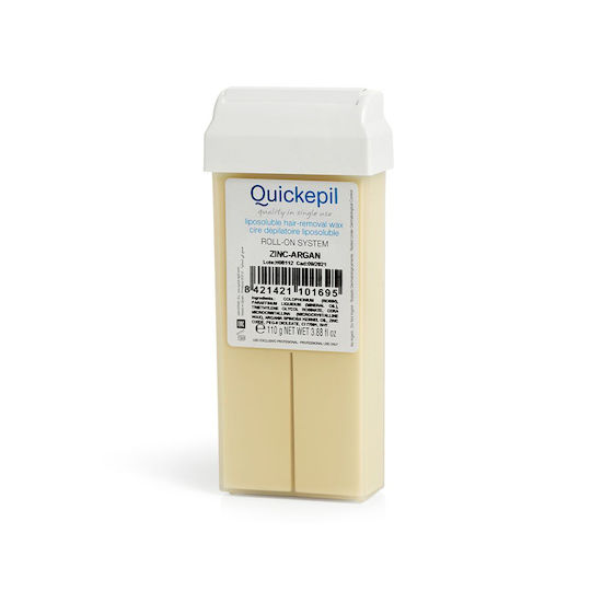 Quickepil Depilatory Hair Removal Wax in Roll-On Zink Argan 110gr