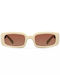 Meller Konata Sunglasses with Beige Plastic Frame and Brown Polarized Lens KO3-ICEGBROWN