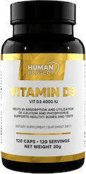 Human Protect Vitamin D3 Витамин 4000иу 120 капси