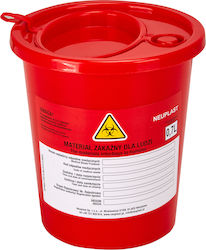 Activeshop Medical Waste Container Αναλώσιμo Ιατρείου Red 0.7 L 700ml Activeshop Medical Waste Container Αναλώσιμo Ιατρείου Red 0.7 L 700ml